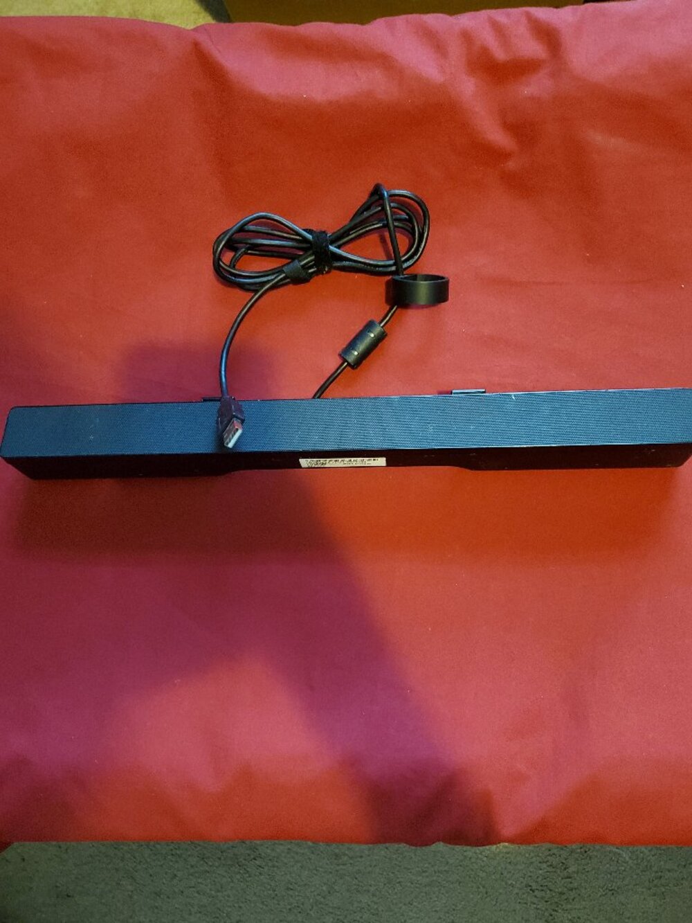 DELL 0MN008 BLACK MULTIMEDIA COMPUTER WIRED USB SPEAKER PC SOUNDBA